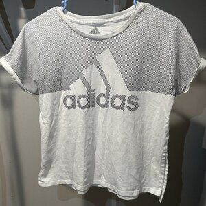 Adidas White and Black Girls Shirt Size XL 16